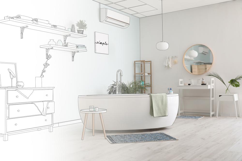 création de salle de bain